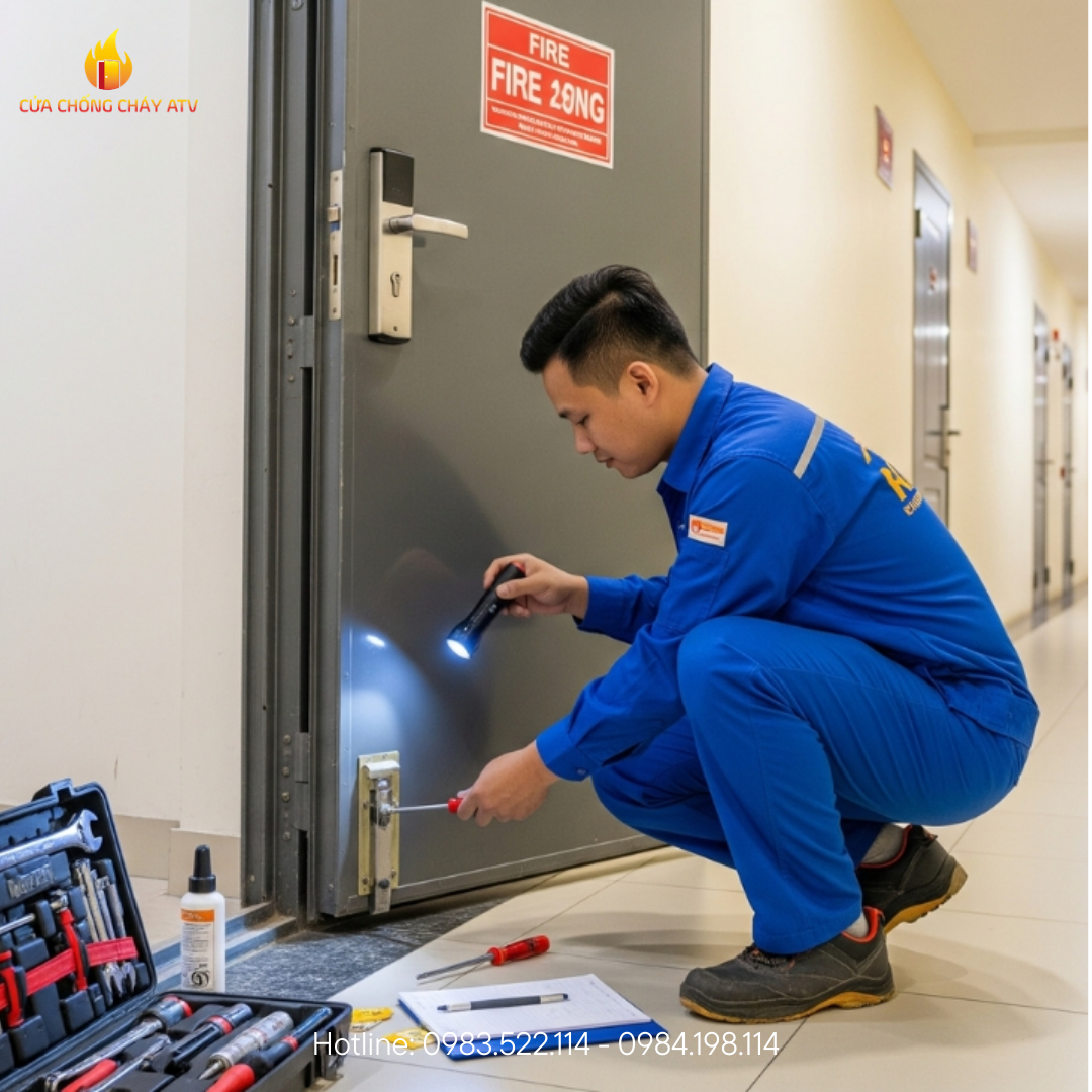 Kiểm tra cửa chống cháy